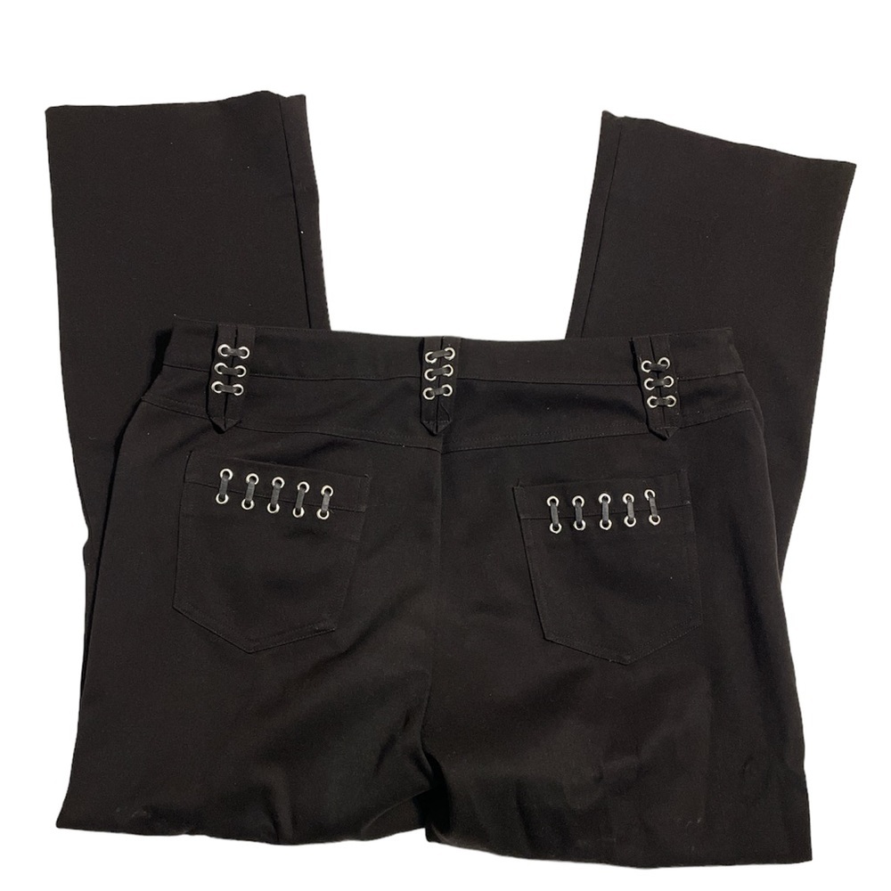 CHARLIE women's black straight pants Sz 10